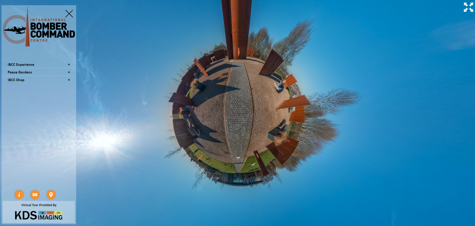 360 Image of the IBCC in little planet style